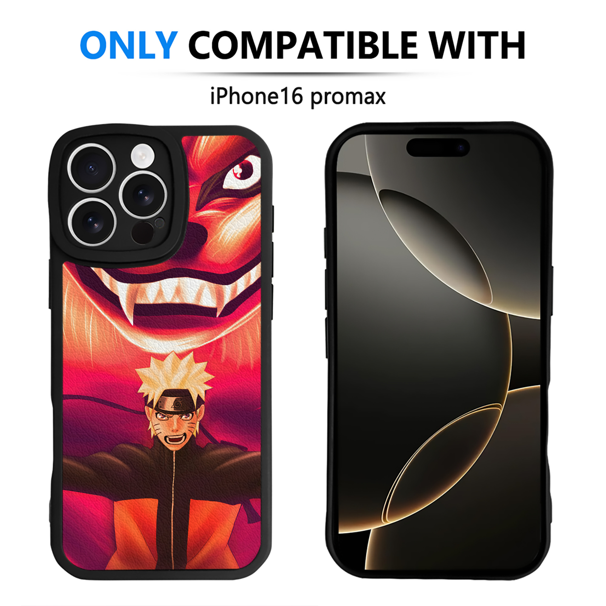 （画像用） NARUTO -ナルト- NARUTO -ナルト- 疾風伝 【iPhone 16シリーズ対応】シリコンスマホケース（レザー調） 材質：シリコン